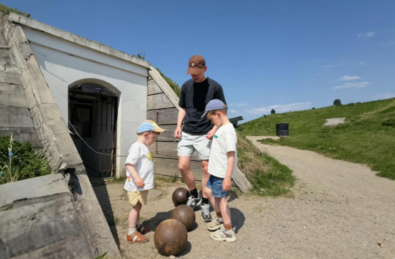 Børn i Dybbøl banke